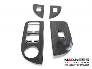 Alfa Romeo Giulia Door Trim - Window Switch Trim Kit - Carbon Fiber - LHD Alfa Romeo Giulia Door Trim - Window Switch Trim Kit - Carbon Fiber - LHD